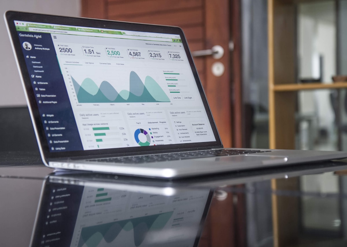 Merchant analytics dashboard