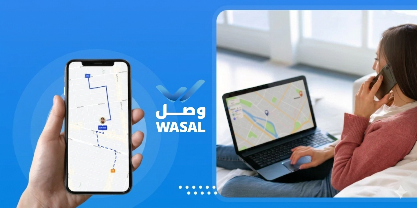 Wasal app and dashboard interface